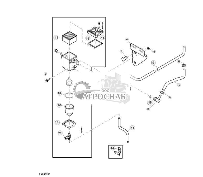 Топл. фильтр и водоотделитель 